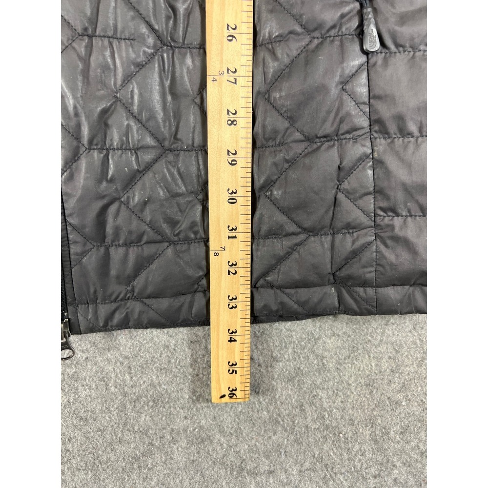The North Face Womens Black Insulated Hooded Parka Jacket Quilted Full Zip Large - Picture 4 of 11
